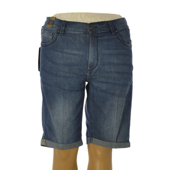 BERMUDA JEANS UOMO SEA BARRIER CINQUE TASCHE ELASTICIZZATO BOTTONE CERNIERA ART. RIPUARI-89