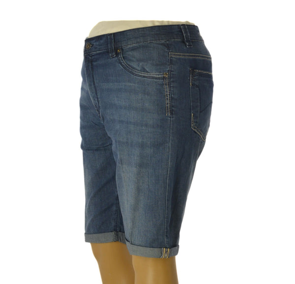 BERMUDA JEANS UOMO SEA BARRIER CINQUE TASCHE ELASTICIZZATO BOTTONE CERNIERA ART. RIPUARI-89