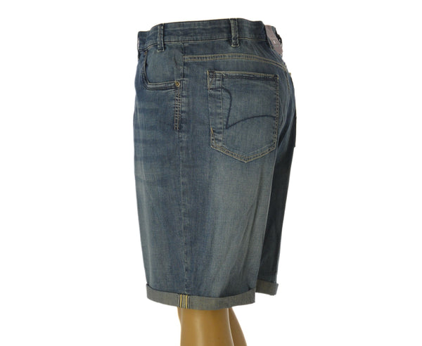 BERMUDA JEANS UOMO TAGLIE OVER CINQUE TASCHE ELASTICIZZATO ART. CONF-RIPUARI-89