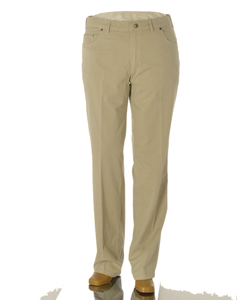 PANTALONE UOMO LUIGI MORINI COTONE ELASTICIZZATO TASCHE BOTTONE ZIP ART. 4344 MIKE