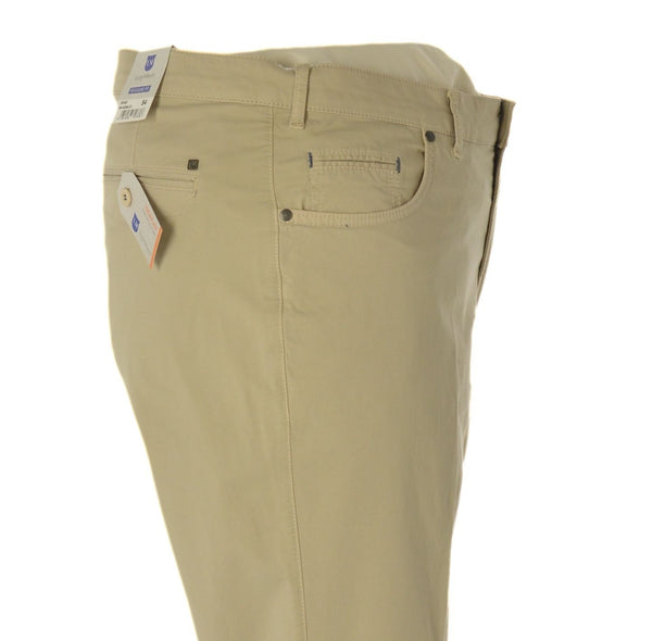 PANTALONE UOMO LUIGI MORINI COTONE ELASTICIZZATO TASCHE BOTTONE ZIP ART. 4344 MIKE