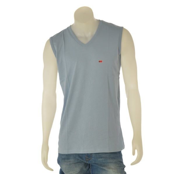 T-SHIRT UOMO HENRY BARROWS SCOLLO V SMANICATA COTONE ART. TS0086
