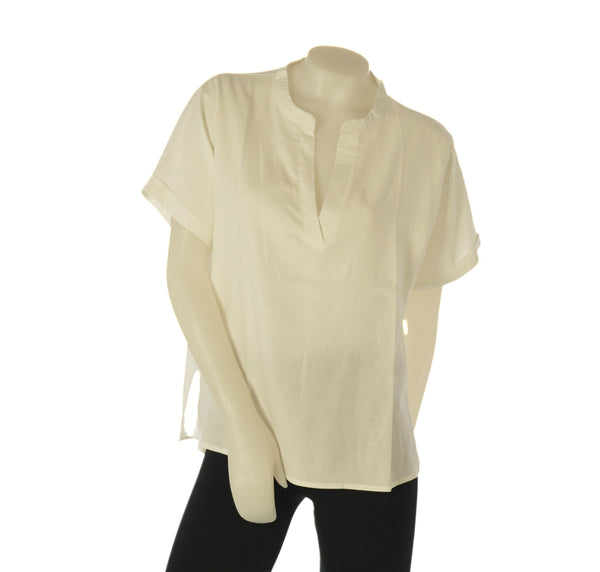 BLUSA DONNA LOSAN MANICA CORTA COLLO COREANA SPACCHI ART. LWMAP0103-25004