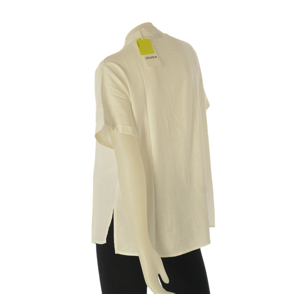 BLUSA DONNA LOSAN MANICA CORTA COLLO COREANA SPACCHI ART. LWMAP0103-25004