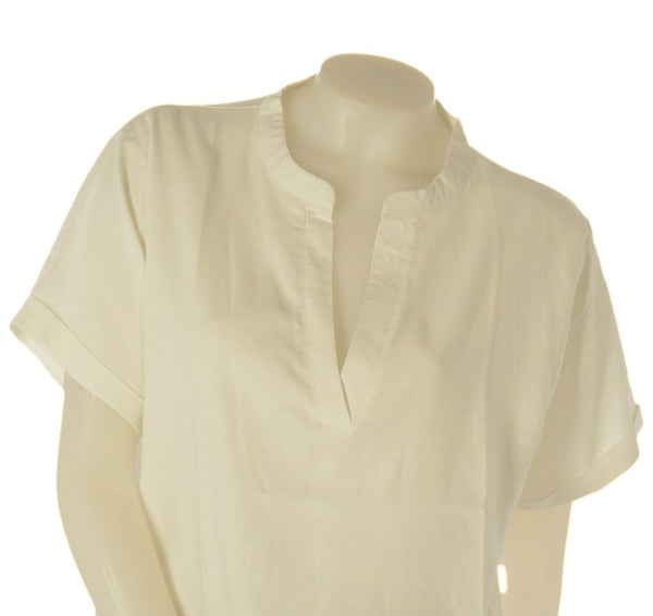 BLUSA DONNA LOSAN MANICA CORTA COLLO COREANA SPACCHI ART. LWMAP0103-25004