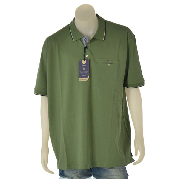 POLO UOMO SEA BARRIER TAGLIE OVER TASCHINO BOTTONE COTONE ART. CONF-BOONEN-07