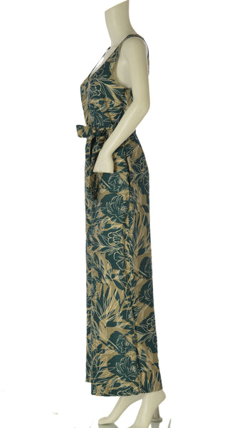 TUTA ELEGANTE DONNA TIFFOSI FANTASIA CANOTTA PALAZZO CINTURA ZIP BOTTONE TASCHE ART. 10061060881