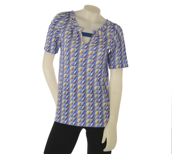 MAGLIA DONNA GAIA B FANTASIA MANICA CORTA VISCOSA ART. 187