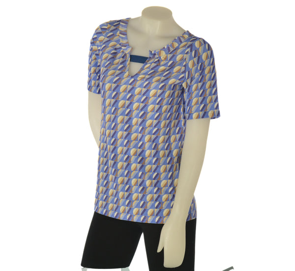 MAGLIA DONNA GAIA B FANTASIA MANICA CORTA VISCOSA ART. 187