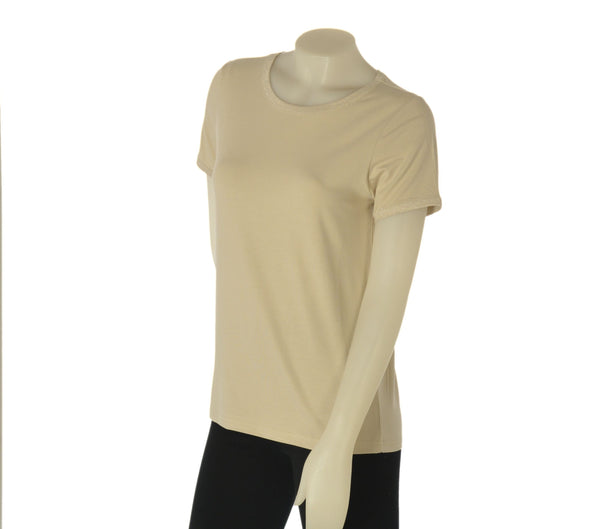 MAGLIA DONNA GAIA B MANICA CORTA GIROCOLLO VISCOSA LUREX ART. 171
