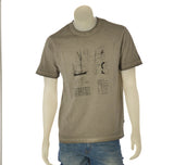 T-SHIRT UOMO MARINA YACHTING MANICHE CORTE GIROCOLLO STAMPA COTONE ART. 251Y04004