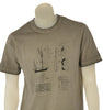 T-SHIRT UOMO MARINA YACHTING MANICHE CORTE GIROCOLLO STAMPA COTONE ART. 251Y04004