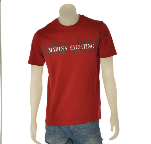 T-SHIRT UOMO MARINA YACHTING MANICA CORTA GIROCOLLO STAMPA COTONE ART. 251Y04005