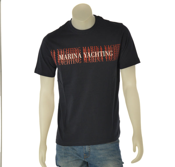 T-SHIRT UOMO MARINA YACHTING MANICA CORTA GIROCOLLO STAMPA COTONE ART. 251Y04005