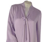 BLUSA DONNA MYASTREET VISCOSA MANICA TRE QUARTI SCOLLO V FIOCCO ART. FLD510B-90