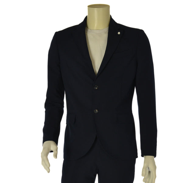 ABITO UOMO TWO-BI DROP 6 GIACCA  DUE BOTTONI SPACCHI IMPUNTURE PANTALONE ART. A136