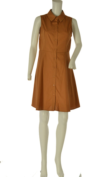 ABITO DONNA GRIFFAI TELA COTONE SMANICATO BOTTONI COLLETTO ART. 6701