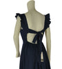 ABITO LUNGO DONNA GRIFFAI COTONE CANOTTA FIOCCO SCHIENA SVASATO ART. 6700