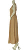 ABITO LUNGO DONNA SMANICATO SCOLLO A V BOTTONI VISCOSA COTONE ART. 6623
