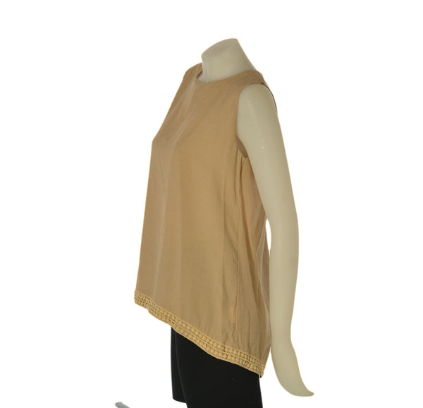 CANOTTA DONNA ASIMMETRICA LAVORATA PIZZO ART. 6624