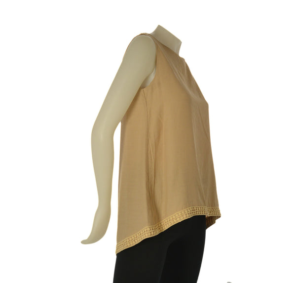 CANOTTA DONNA ASIMMETRICA LAVORATA PIZZO ART. 6624