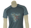 T-SHIRT TECNICA UOMO BRUGI MANICA CORTA GIROCOLLO STAMPA TRASPIRANTE ART. NA4J T61S 4F