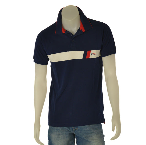 POLO UOMO SCUOLA NAUTICA ITALIANA MANICA CORTA SPACCHI INSERTI PIQUET COTONE ART. 158821