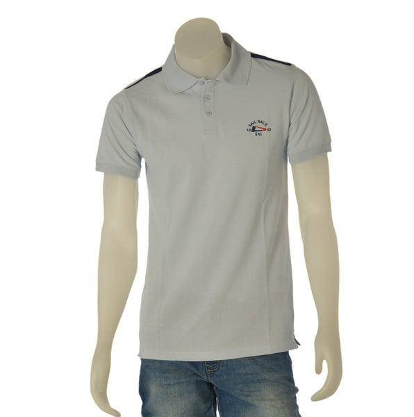 POLO UOMO SCUOLA NAUTICA ITALIANA MANICA CORTA SPACCHI INSERTI PIQUET COTONE ART. 158822