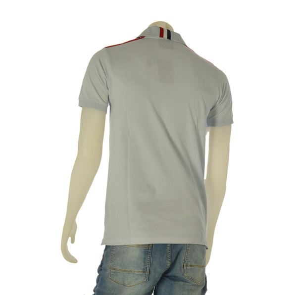 POLO UOMO SCUOLA NAUTICA ITALIANA MANICA CORTA SPACCHI INSERTI PIQUET COTONE ART. 158822