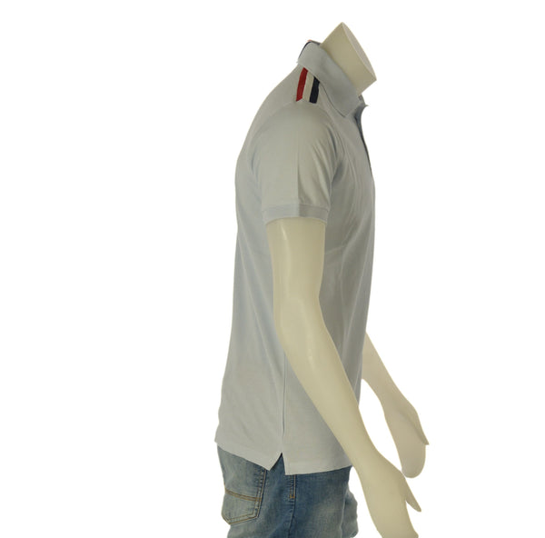 POLO UOMO SCUOLA NAUTICA ITALIANA MANICA CORTA SPACCHI INSERTI PIQUET COTONE ART. 158822