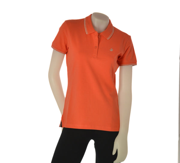 POLO DONNA BEVERLY HILLS POLO CLUB MANICA CORTA COTONE LUREX SPACCHETTI ART. P526530