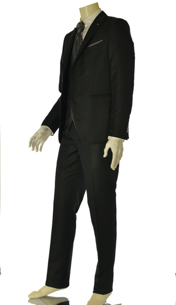 ABITO CERIMONIA UOMO CITY TIME QUATTRO PEZZI GIACCA GILET CRAVATTA PANTALONE ART. 898494-59305