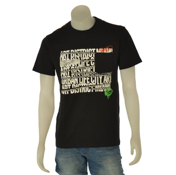 T-SHIRT UMO GAS MANICA CORTA GIROCOLLO STAMPA  COTONE ART. DHARIS