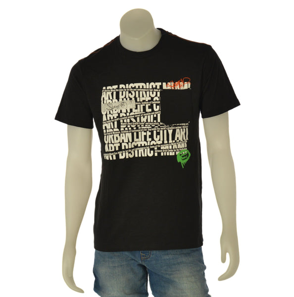 T-SHIRT UMO GAS MANICA CORTA GIROCOLLO STAMPA  COTONE ART. DHARIS
