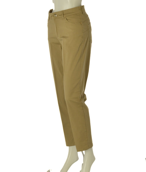 PANTALONE CAPRI DONNA EMANUELA COSTA CINQUE TASCHE COTONE ELASTICIZZATO ART. EC6786