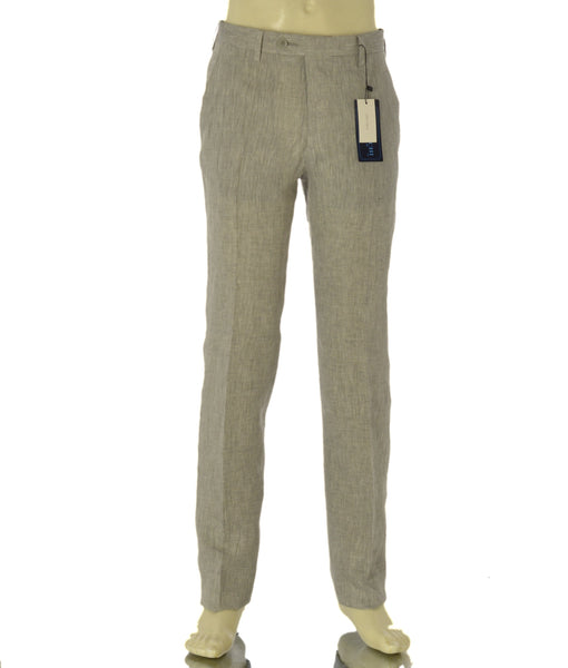 PANTALONI UOMO RAGAZZO PURO LINO CLASSICO MARCA A&P BIANCHI ART. 459