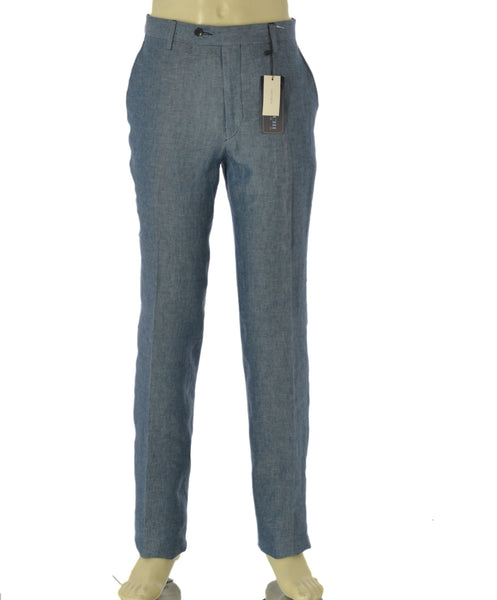 PANTALONI UOMO RAGAZZO PURO LINO CLASSICO MARCA A&P BIANCHI ART. 459