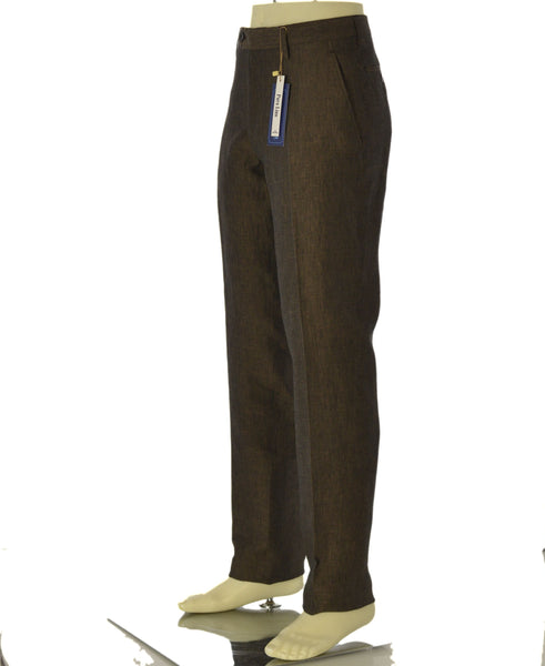 PANTALONI UOMO RAGAZZO PURO LINO CLASSICO MARCA A&P BIANCHI ART. 459