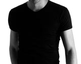 MAGLIA UOMO RAGAZZO INTIMO SCOOLO A V PURO COTONE MEZZA MANICA MARCA FRAGI ART.730 - SET DI 2 PEZZI