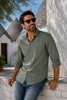 CAMICIA UOMO ANDREW MILLIGAN MANICA LUNGA BOTTONI SLIM FIT COTONE ART. HIROKI