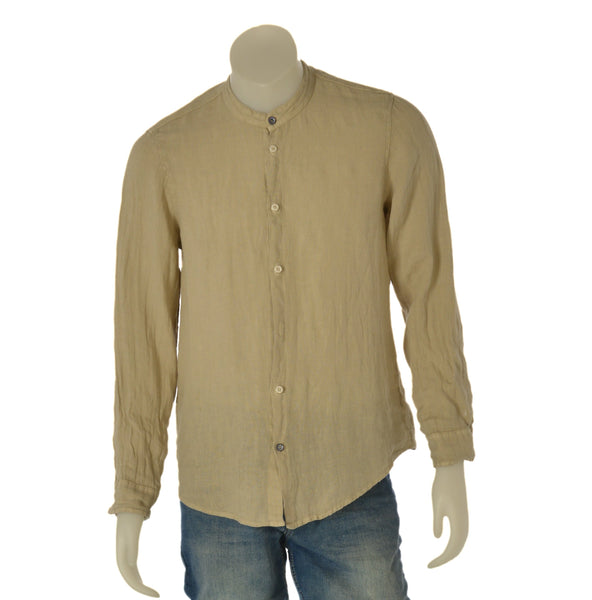 CAMICIA UOMO X-CAPE MANICA LUNGA COREANA SLIM LINO ART. MYAKE