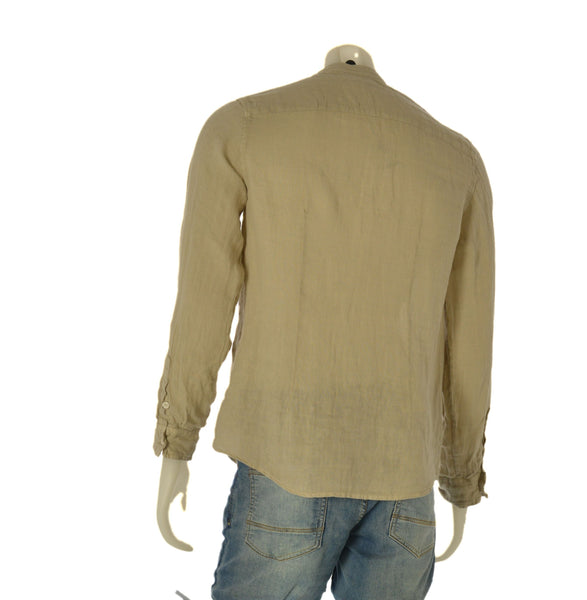 CAMICIA UOMO X-CAPE MANICA LUNGA COREANA SLIM LINO ART. MYAKE