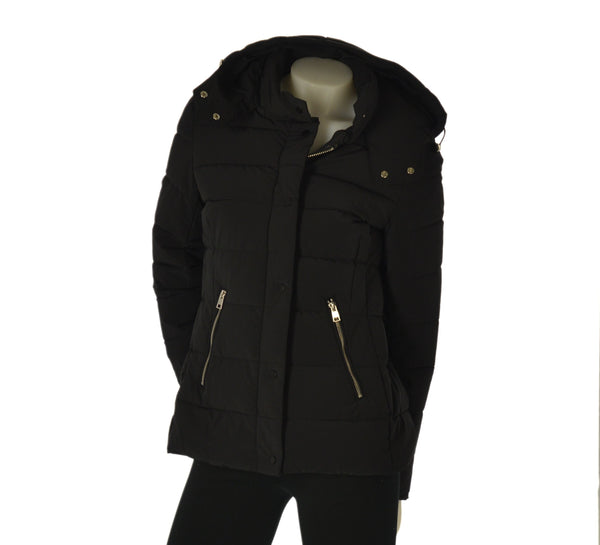 GIACCONE DONNA TALENTI TRAPUNTATO CAPPUCCIO ZIP BOTTONI ART. TB127