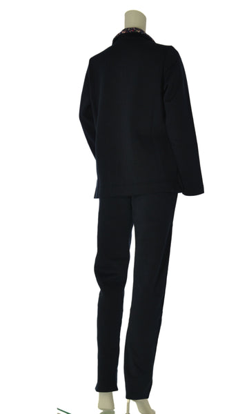 TUTA DONNA F.LLI CAMPAGNOLO PANTALONE FELPA ZIP TASCHE ELASTICO FELPATA ART. 8Q76544