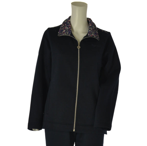 TUTA DONNA F.LLI CAMPAGNOLO PANTALONE FELPA ZIP TASCHE ELASTICO FELPATA ART. 8Q76544