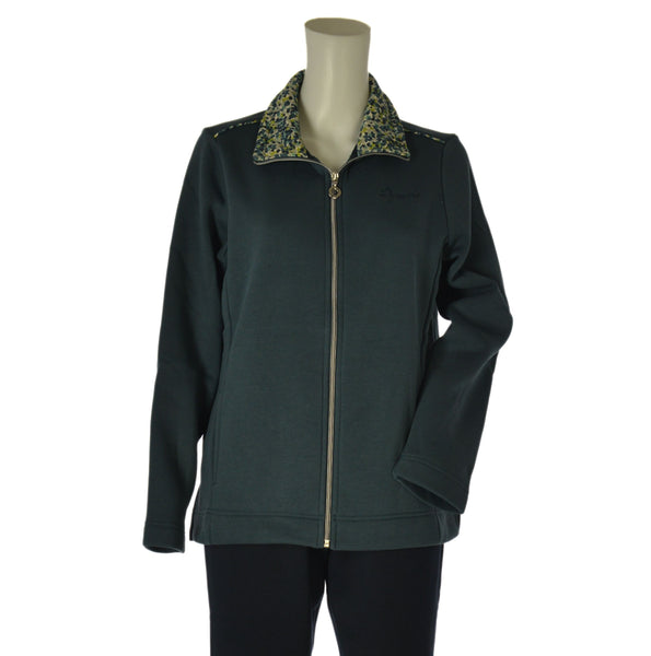 TUTA DONNA F.LLI CAMPAGNOLO PANTALONE FELPA ZIP TASCHE ELASTICO FELPATA ART. 8Q76544