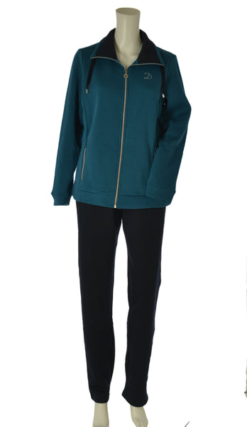 TUTA DONNA F.LLI CAMPAGNOLO FELPATA ZIP ELASTICO TASCHE ART. 8Q76546