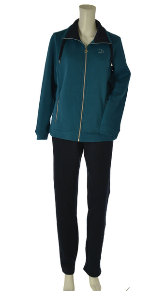 TUTA DONNA F.LLI CAMPAGNOLO FELPATA ZIP ELASTICO TASCHE ART. 8Q76546
