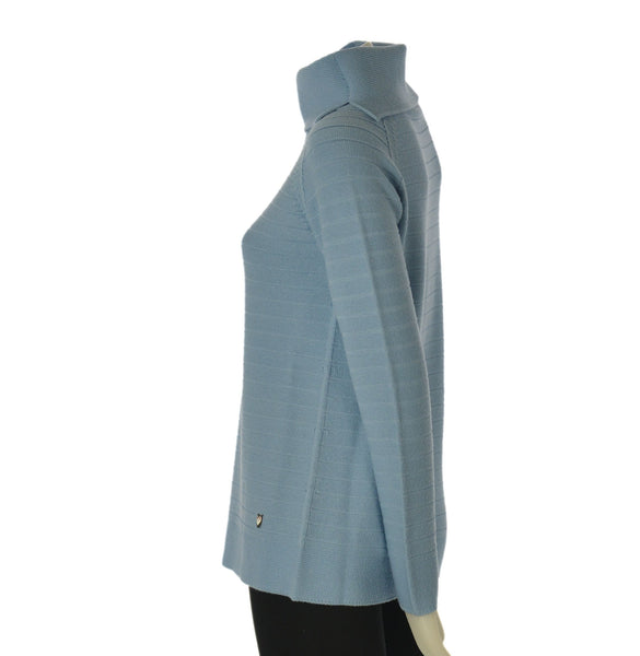 MAGLIONE DONNA MAGLIFICIO DI NIBIONNO PURA LANA COLLO BARCHETTA ART. B315607