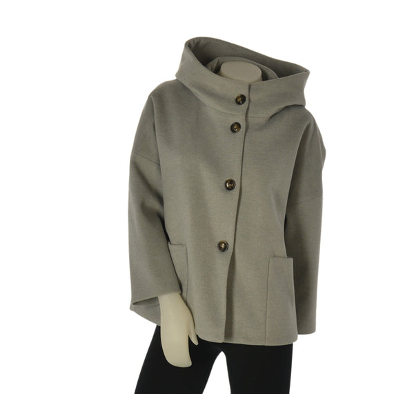 GIACCONE DONNA GRIFFAI BOTTONI TASHE CAPPUCCIO ART. 6056